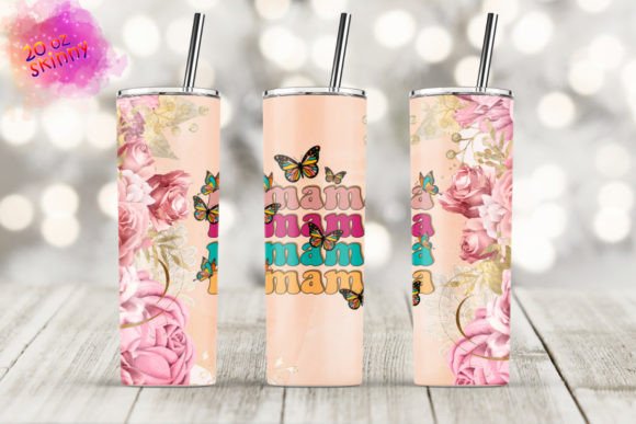 Butterfly Mama 20oz Skinny Tumbler
