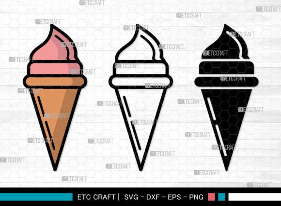 Cup Icecream Icons Color, Cup Icecream