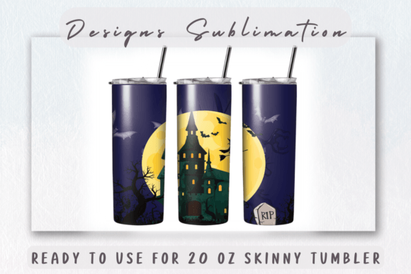 Halloween Spooky Sublimation Tumbler