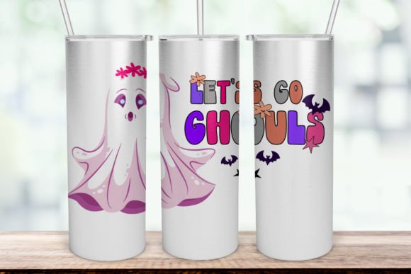 Let’s Go Ghouls, Halloween Tumbler Wrap
