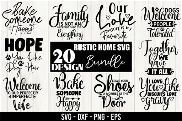 Rustic Home SVG Bundle